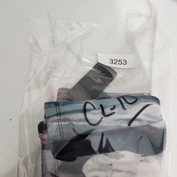 Mossimo Skirt Womens XS Pink Blue White Abstract Midi Stretch Bodycon NWT Modern - Picture 16 of 16